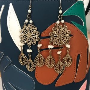 Gold Statement Earrings
